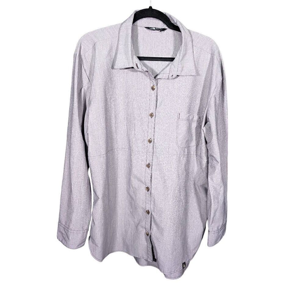 The North Face Long Sleeves Button Up Shirt Women's Size XL